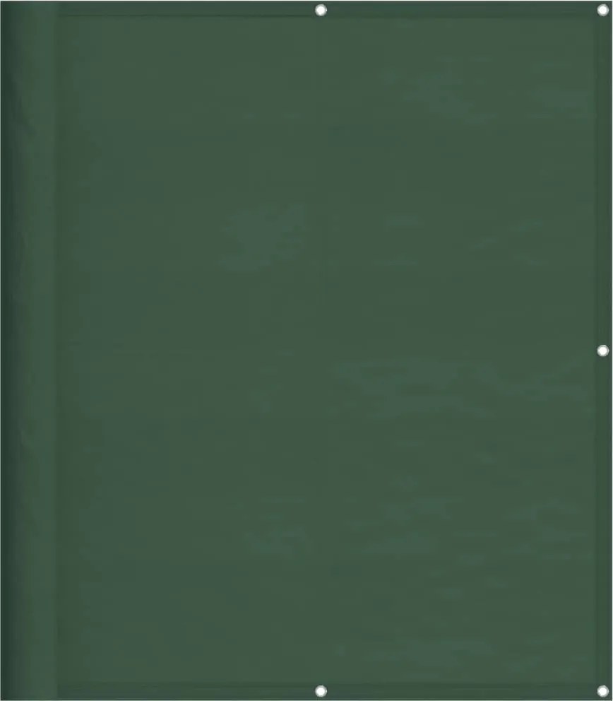 vidaXL Paravan de balcon verde închis 120x800 cm 100% poliester oxford