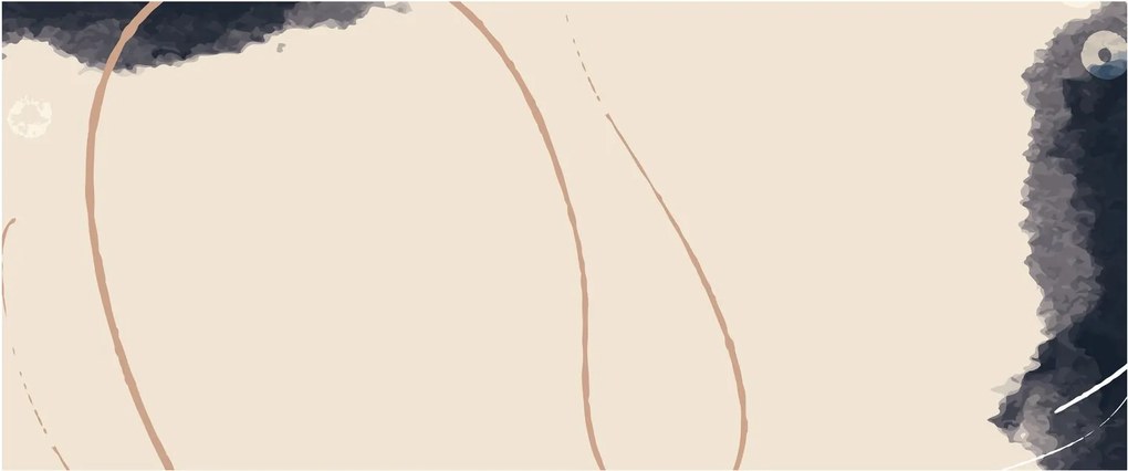 Tablou - Abstractizare bej (120x50 cm)