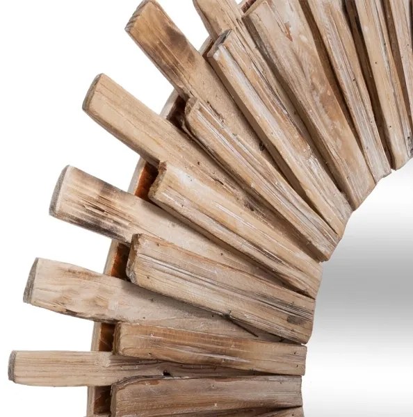 Oglindă de perete Atmosphera MANON d. 88 cm brad