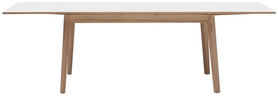 Masă dining extensibilă cu blat alb Hammel Single, 120 x 80 cm