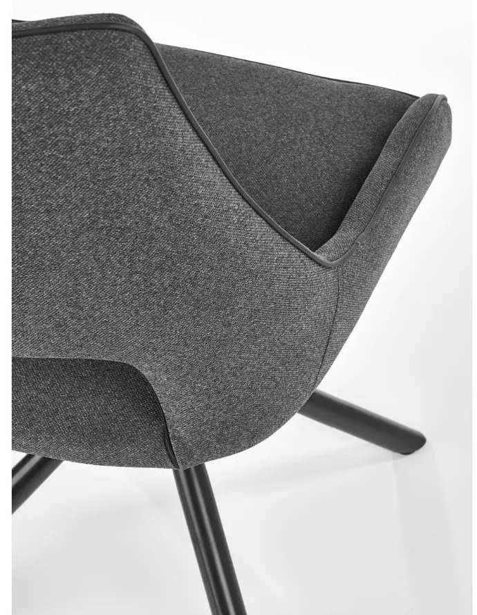 Scaun de bucaterie Varian, gri/negru