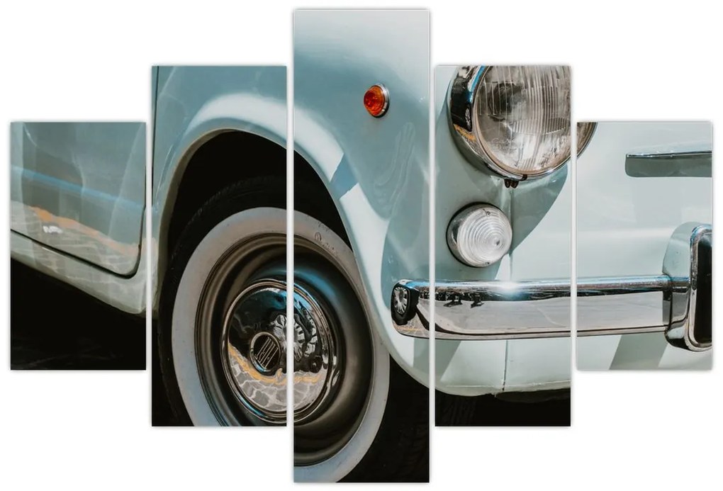 Tablou - mașina retro Fiat (150x105 cm)