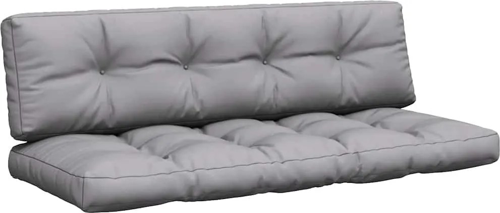 vidaXL Perne pentru paleți, 2 buc., gri, material textil