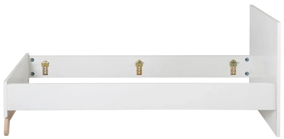 Pat pentru copii alb 90x200 cm Clara – Roba