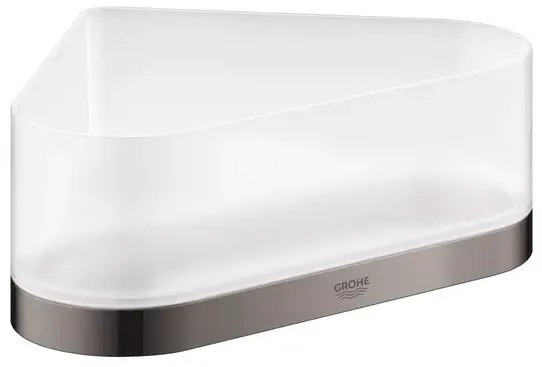 Etajera dus de colt Grohe Selection antracit lucios Hard Graphite