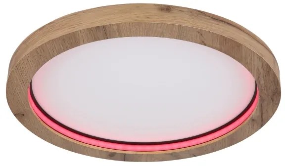 Plafonieră LED RGBW dimabilă BRANZA LED/24W/230V Globo 41374-24R + telecomandă