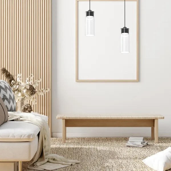 Lustră pe cablu CLARISSA 1xGX53/12W/230V neagră