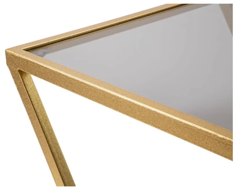 Măsuțe auxiliare cu blat din sticlă 2 buc. 40x40 cm Zet – Mauro Ferretti