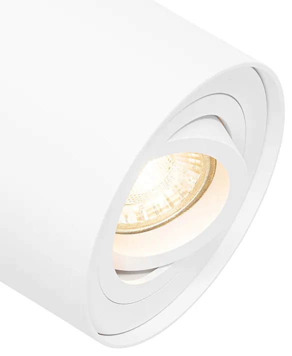 Spotlight inteligent de plafon alb reglabil incl. Wifi GU10 - Rondoo up