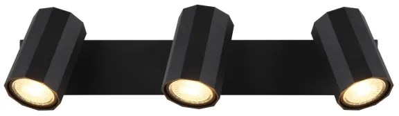 Spot Globo 57918-3B JAMES 3xGU10/25W/230V negru