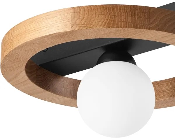 Spot OTIS 1xG9/5W/230V + 1xE27/15W/230V stejar