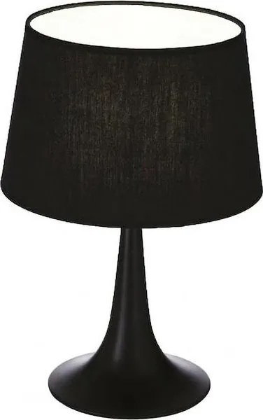 Lampă de masă Ideal Lux LONDON, 1xE27/60W/230V, negru