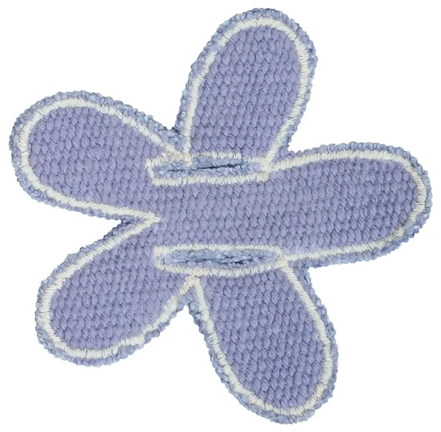 Covor de joacă pentru copii crem din bumbac 120x160 cm Wildflowers – Lorena Canals
