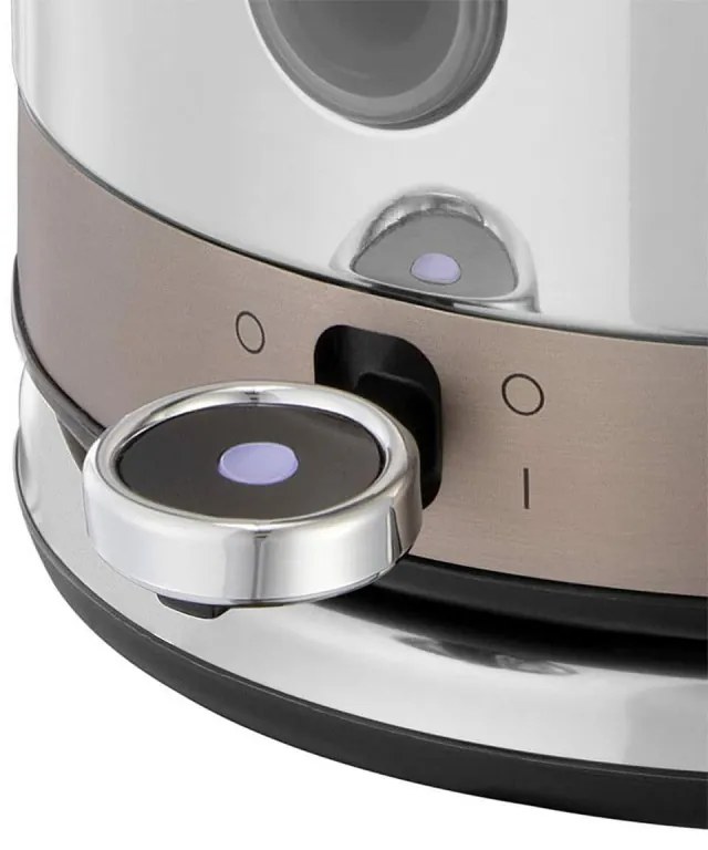 Cana electrica Russell Hobbs Distinctions Titanium 26422-70, 2400W, 1,5 l, Fierbere rapida, Filtru lavabil anti-calcar, Baza 360°, Protectie, Inox/Titaniu