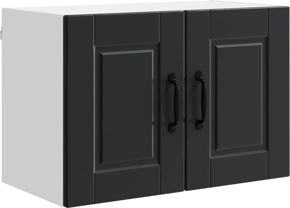 vidaXL Dulap de bucătărie cu raft Negru 60 x 31 x 40 cm Lemn compozit