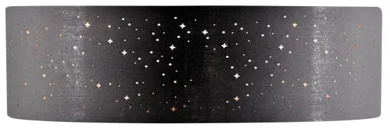 Plafonieră LED TULUZA LED/24W/230V d. 40 cm negru