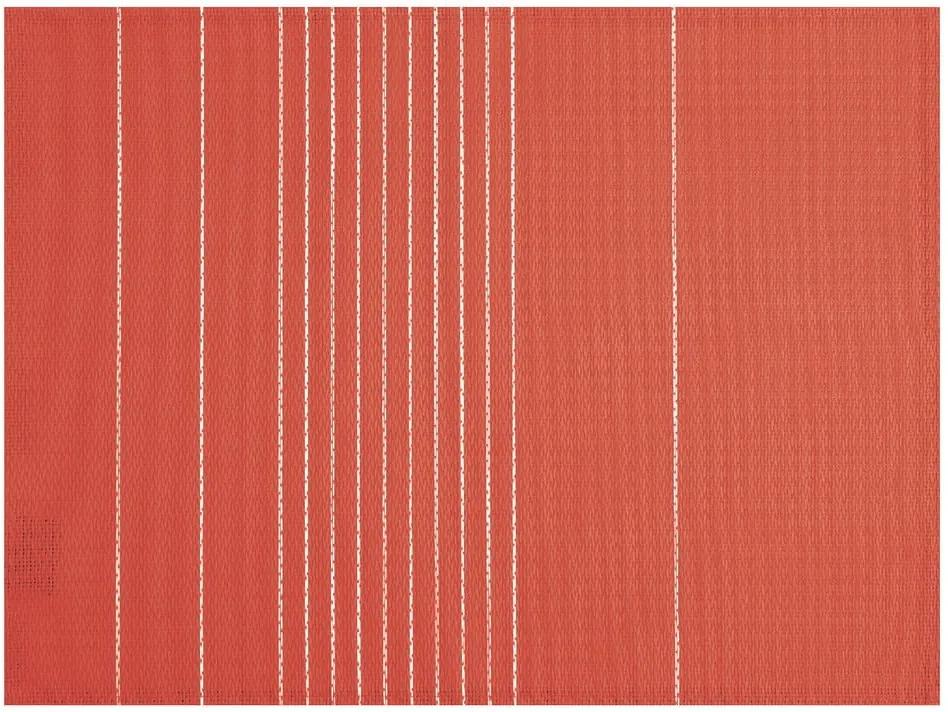 Șervet decorativ Tiseco Home Studio Stripe, 45 x 33 cm, roșu cărămiziu