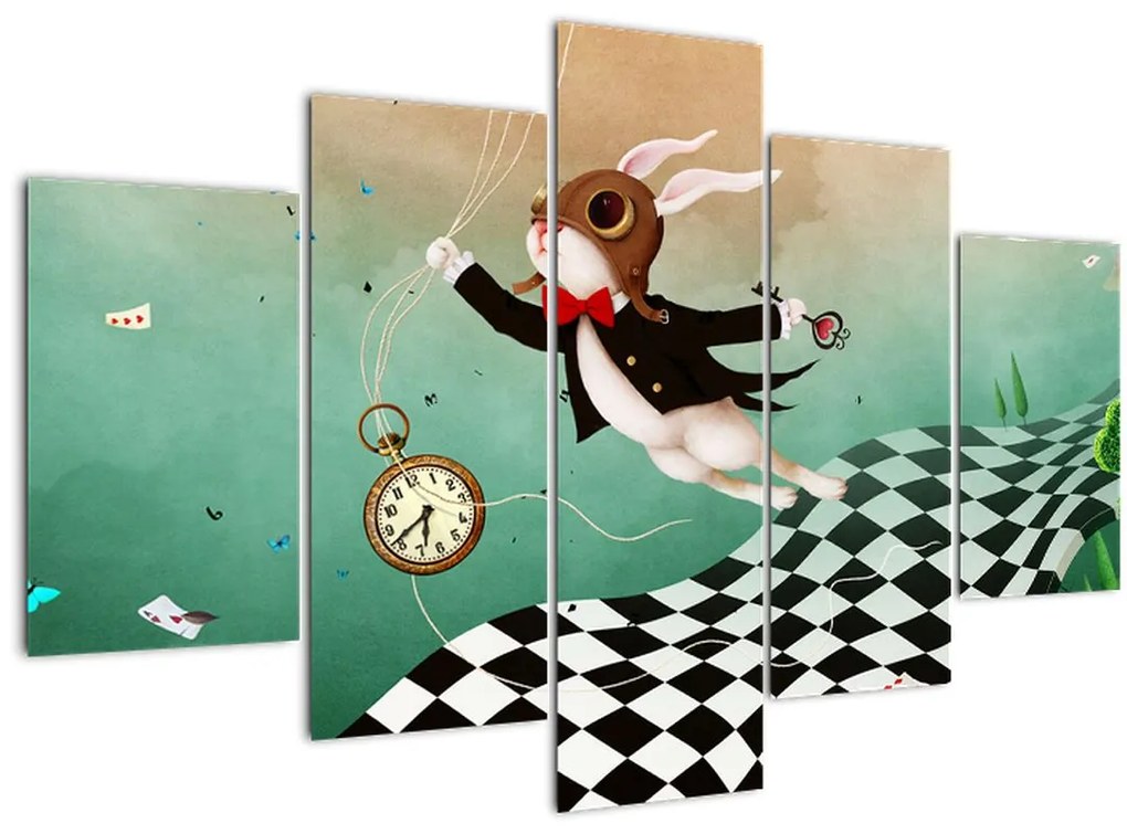 Tablou - Iepuraș fantezie (150x105 cm)