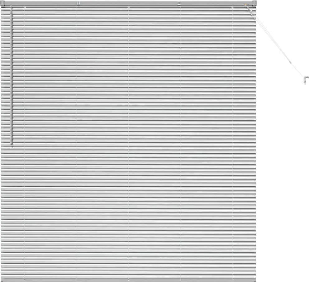 vidaXL Jaluzele venetiene Manual Argintiu 175 x 160 cm Aluminiu