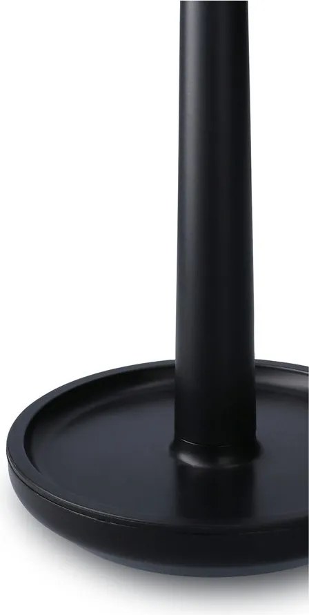 Suport orizontal pentru prosoape de bucătărie din hârtie negru ø 15 cm Paper Pal – Rosendahl