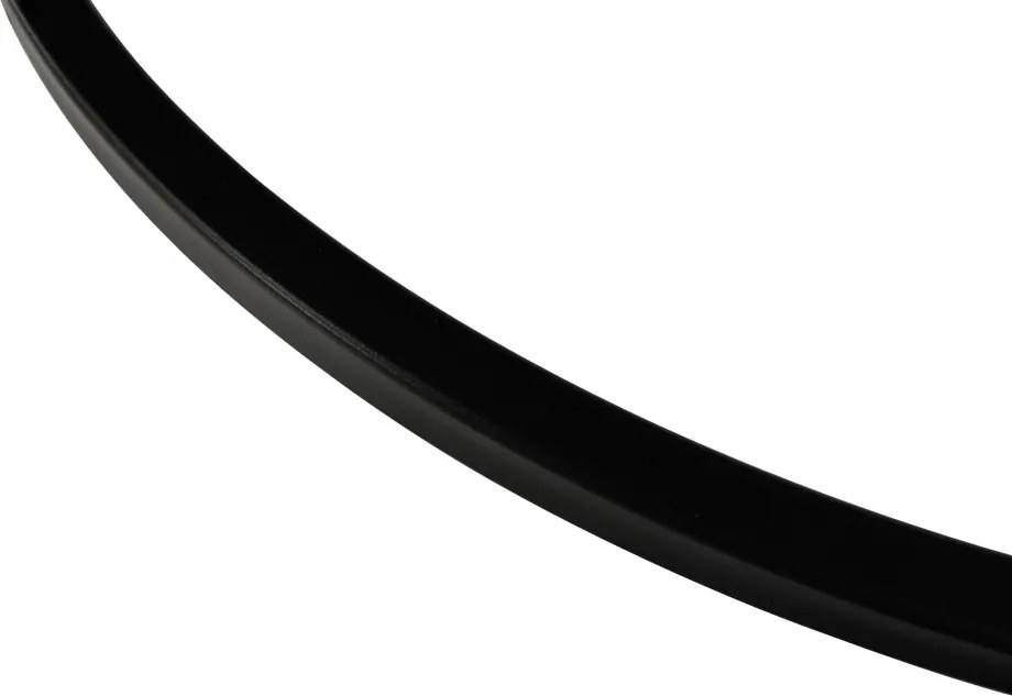 Măsuţă de cafea, marmură neagră / metal negru, GAGIN