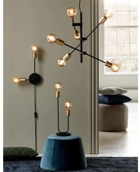 Nordlux - Lustră suspendată pe cablu JOSEFINE, 6xE27/25W/230V