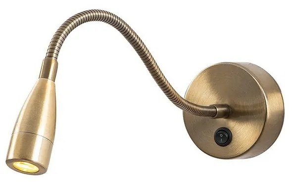 Aplică de perete Reading - 3247, bronz