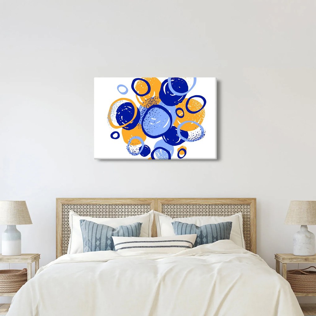 Tablou - Motiv luminos cu cercuri (90x60 cm)