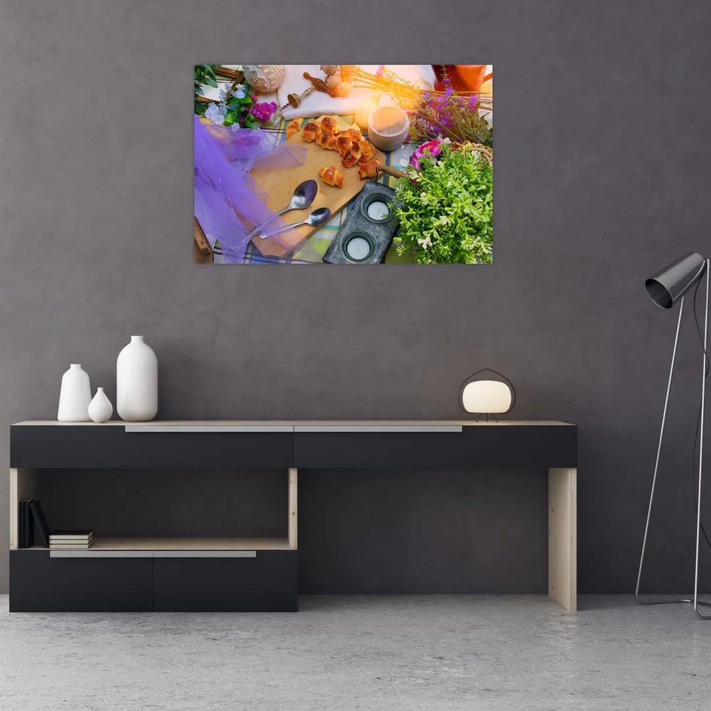 Tablou - picnic de vară (90x60 cm)