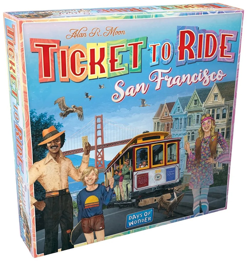 JOC DE SOCIETATE TICKET TO RIDE SAN FRANCISCO, LIMBA ENGLEZA - DAYS OF WONDER (720064)