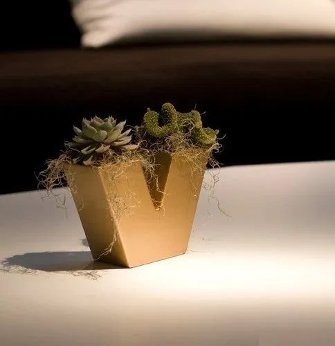 Ghiveci plante design decorativ modern interior / exterior UVE NANO 8x24x16cm