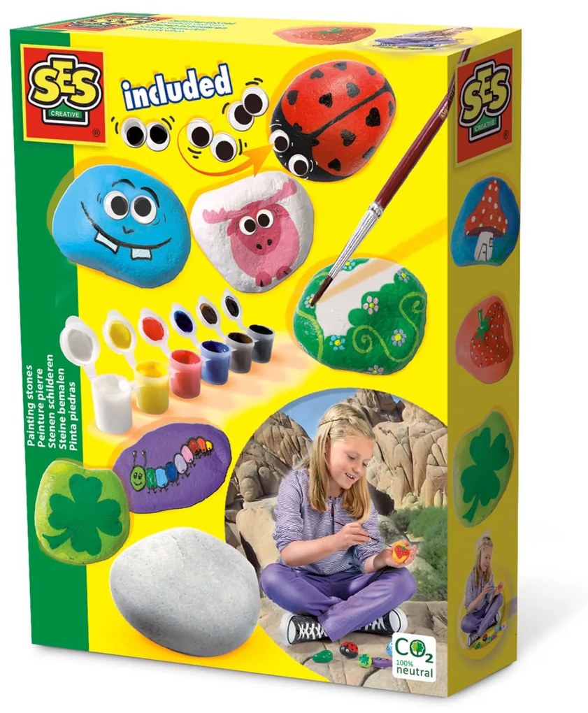 Set creativ - Pictez pietre