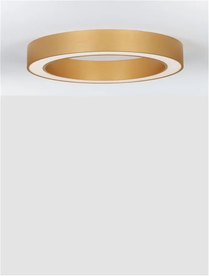 Lustra LED aplicata design modern OPAL 50W aurie