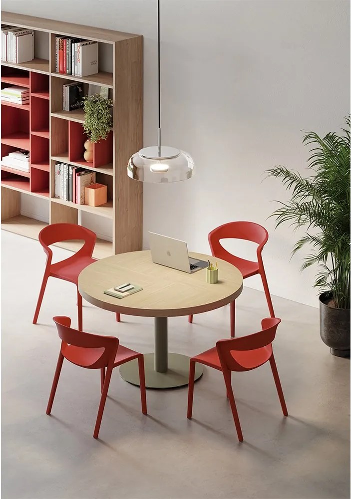 Kicca One – Scaun monobloc cu 4 picioare, din polipropilena armata