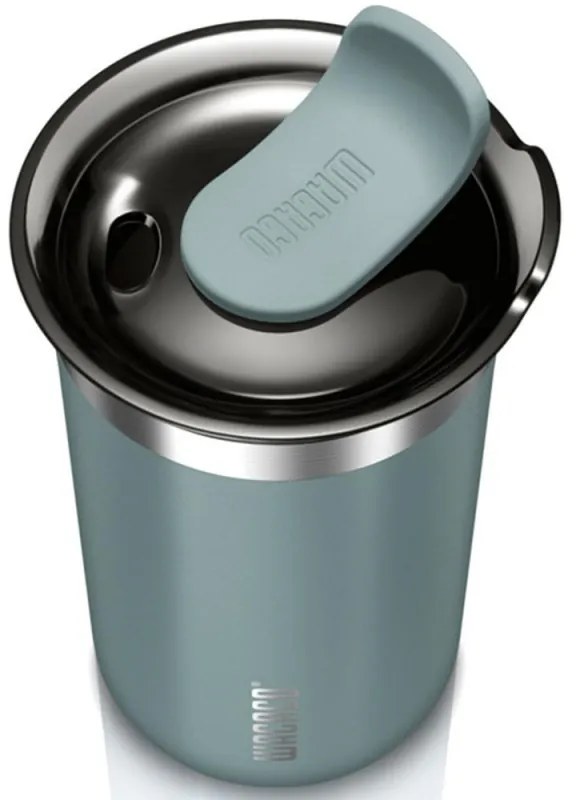 Cana termos Wacaco Octaroma Lungo Cadet Blue, 300ml, Izolata in vid, Pereti dubli, Fara BPA, Albastru