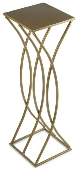 Suport pentru flori 75x23 cm, culoare aurie