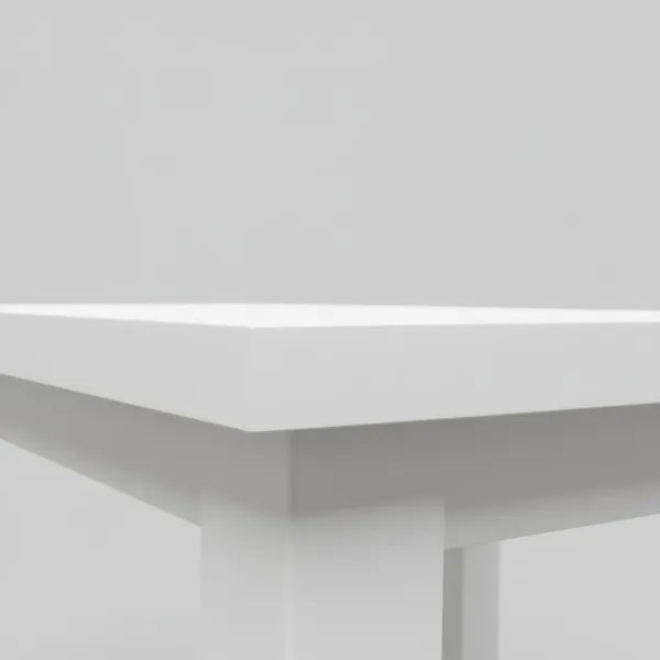 Masă extensibilă de dining LIAM albă