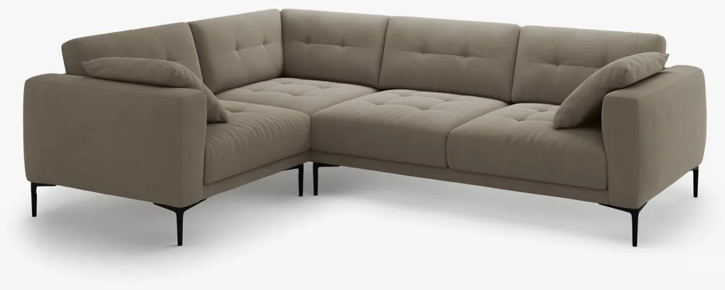 Coltar Bemy 4 locuri catifea Salvador L290 cm