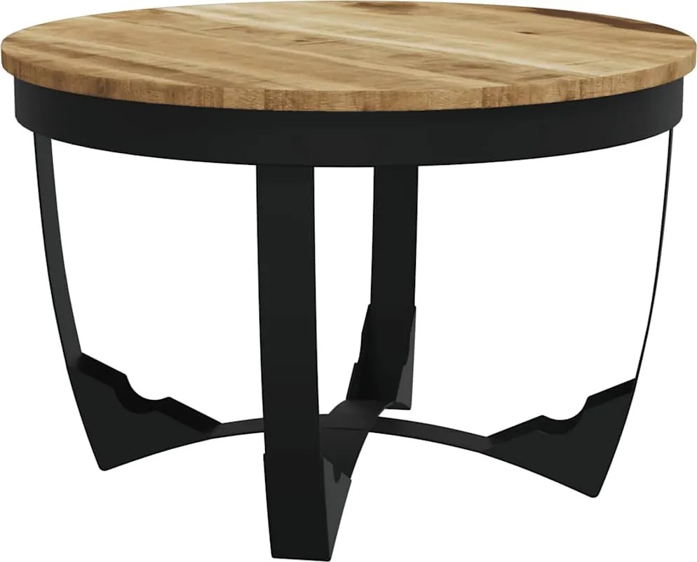 vidaXL Măsuță de cafea, 60x40 cm, lemn masiv de mango nefinisat