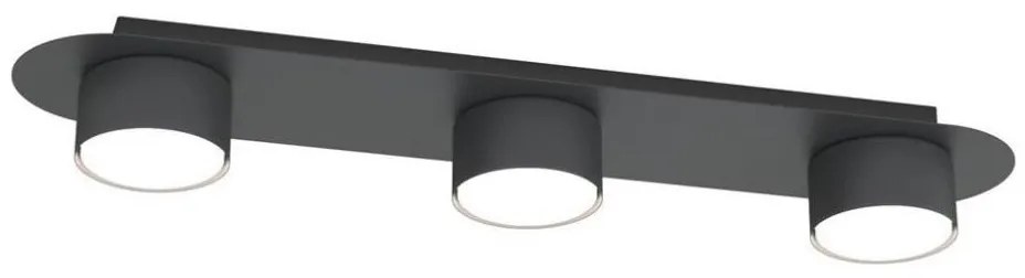 Plafonieră DIAZ 3xGX53/12W/230V negru