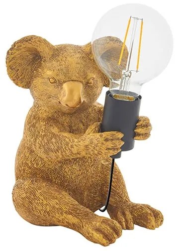 Endon 95082 - Lampă de masă KOALA 1xE27/10W/230V aurie