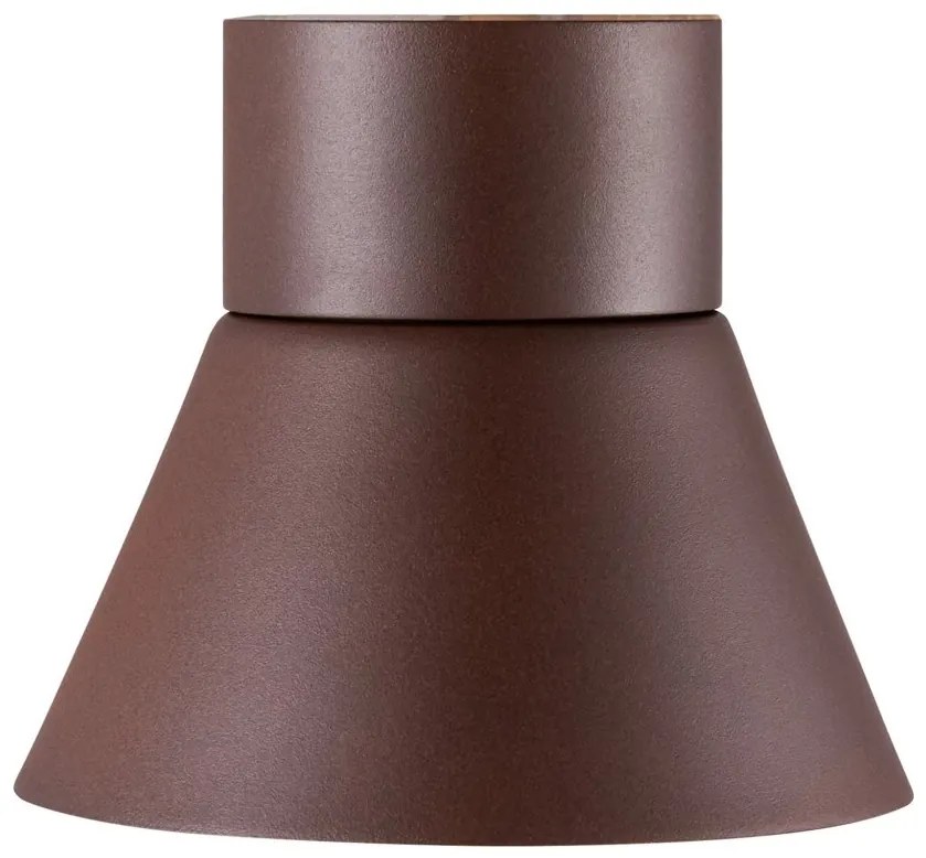 Aplica pentru perete exterior cu protectie IP54 Kyklop Cone Rusty