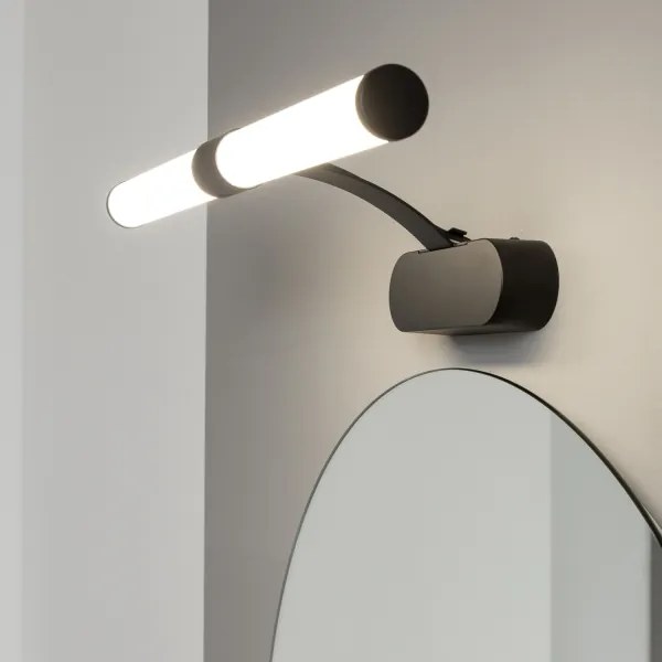 Brilagi - Lampă LED pentru oglindă de baie TUBEO, 6 W, 230 V, 40 cm, IP44, negru
