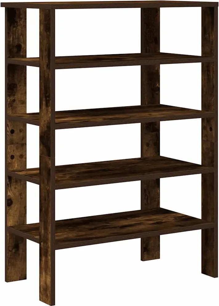 vidaXL Pantofar, stejar fumuriu,61x32x87,5 cm, lemn prelucrat