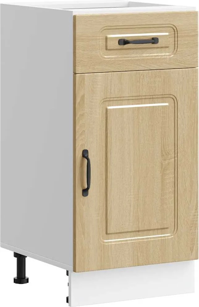 vidaXL Dulap de bază de bucătărie „Kalmar” din lemn de stejar Sonoma