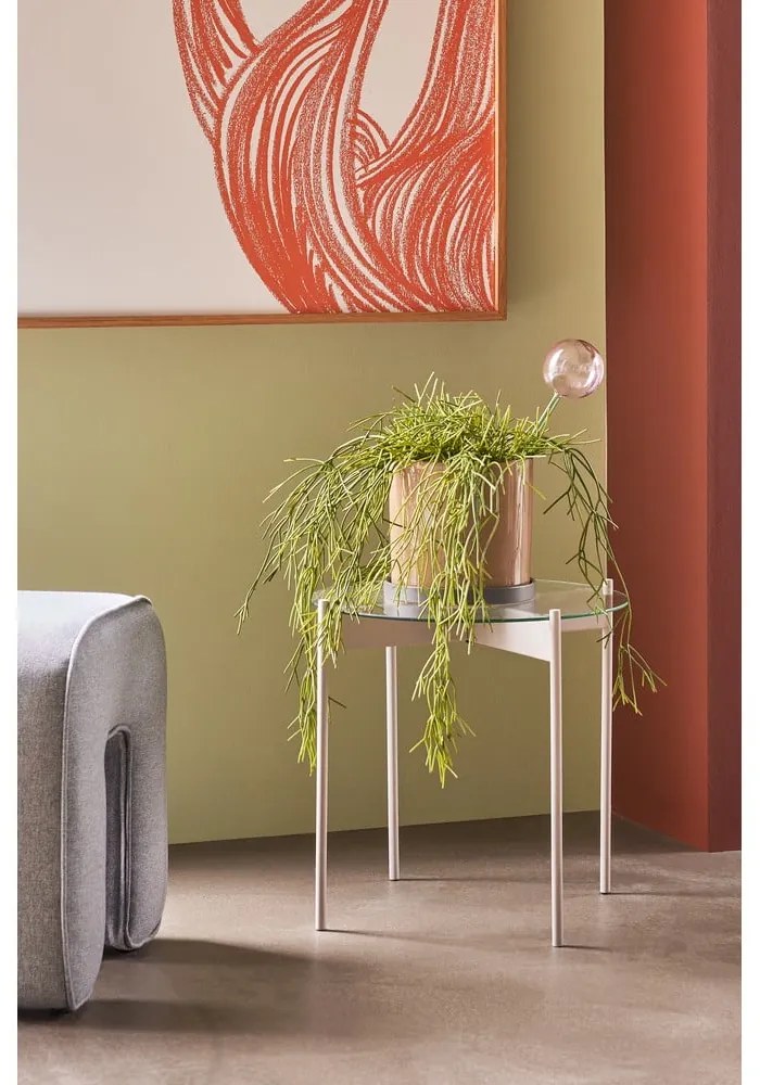 Sfera de udare din sticlă verde și roz Flora - Hübsch