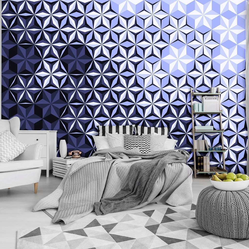 Fototapet - Mozaic violet (152,5x104 cm)