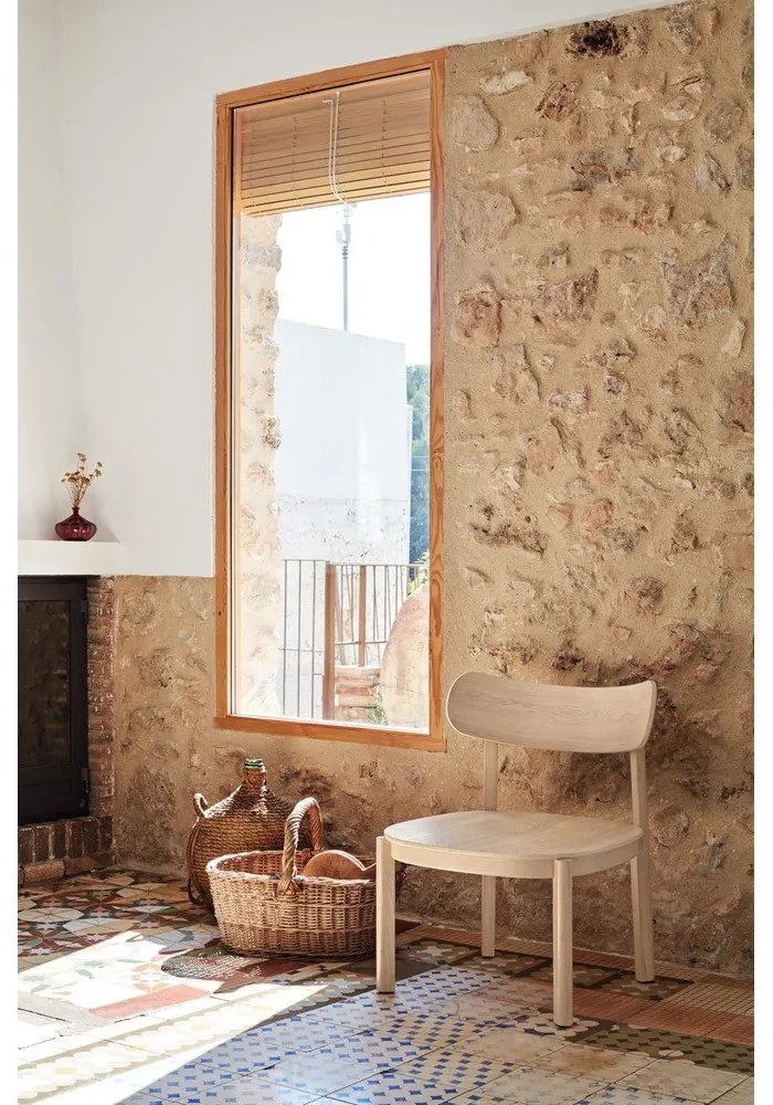 Scaun în decor de frasin Nara - Teulat