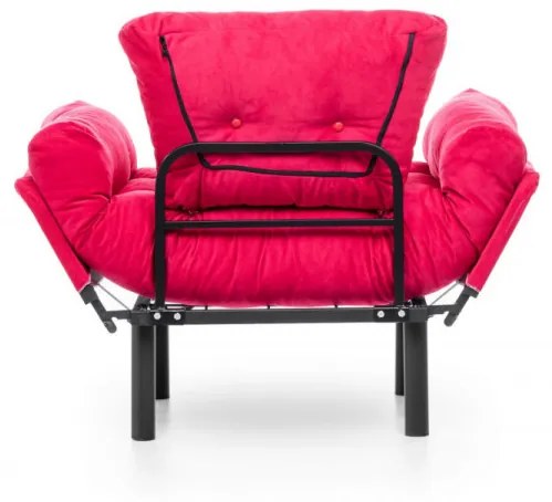 Fotoliu Extensibil Nitta Single, Fucsia
