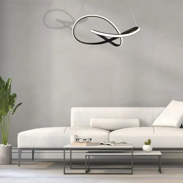 Lustră LED pe cablu CAPPIO LED/36W/230V neagră